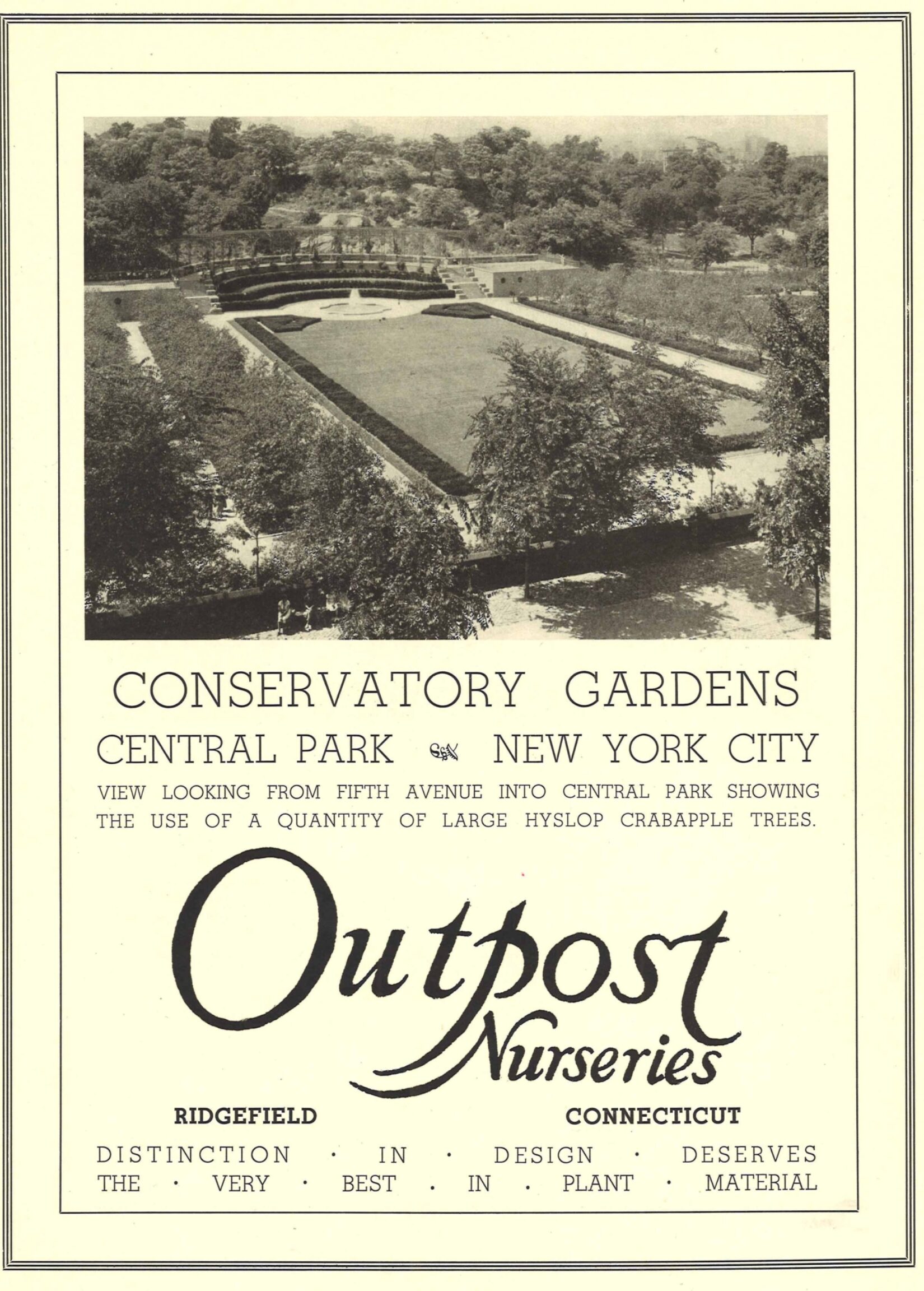 1940 07 Cons Gard Arch Design Outpost Nurseries Ad