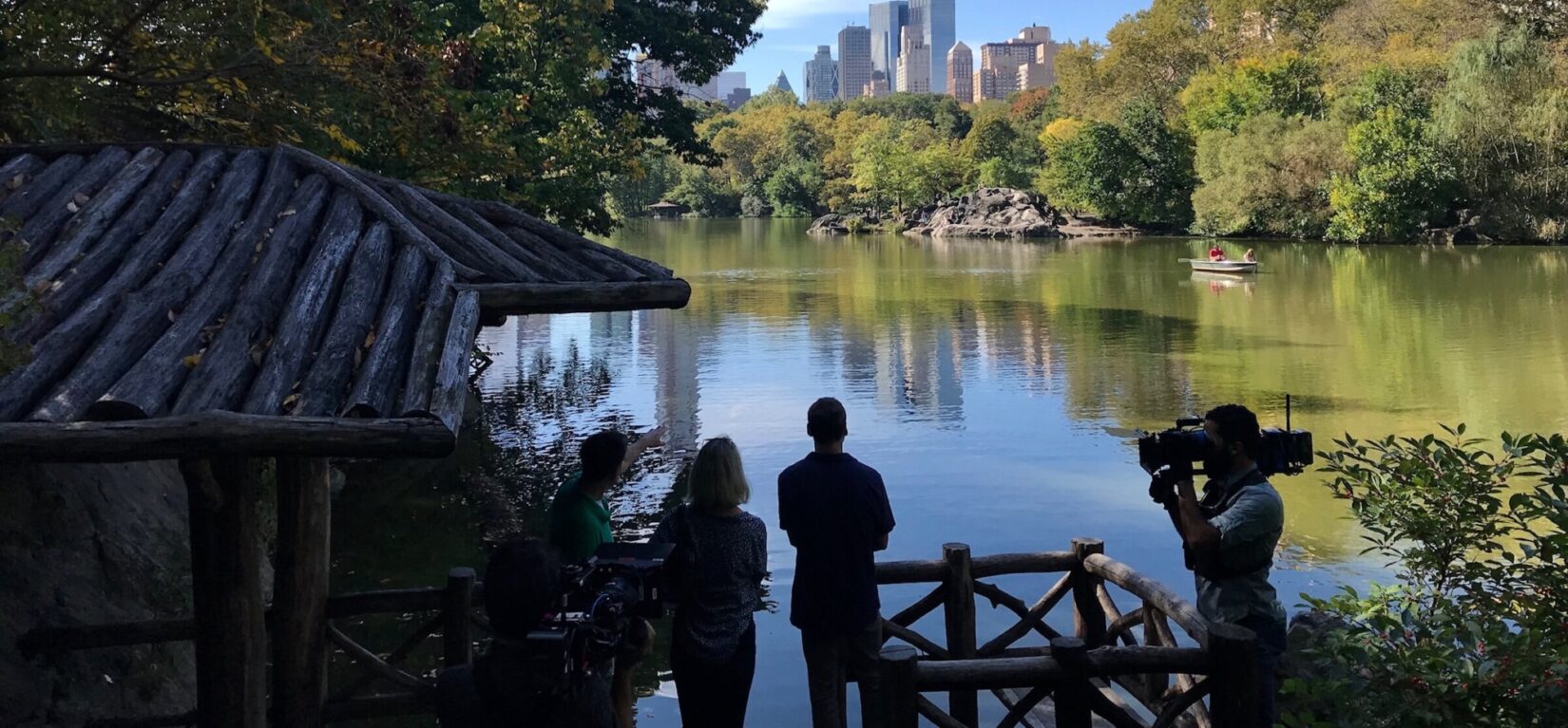 "Somebody Feed Phil" filming in Central Park