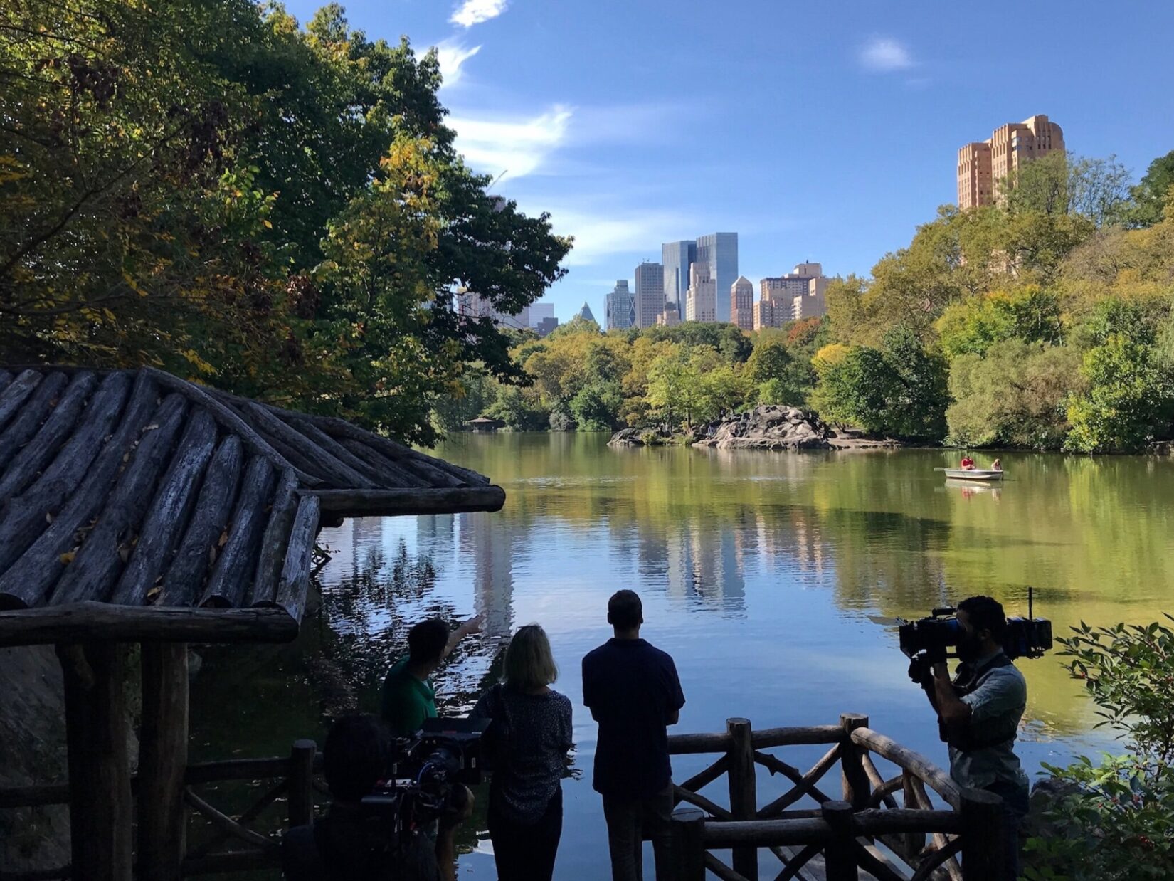 "Somebody Feed Phil" filming in Central Park