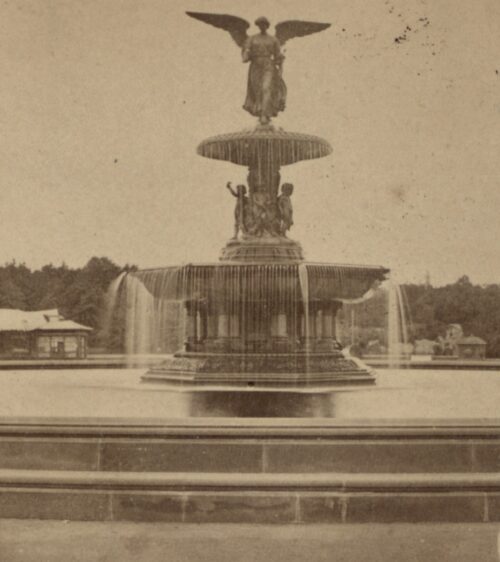 Bethesda Fountain historic photo Central Park