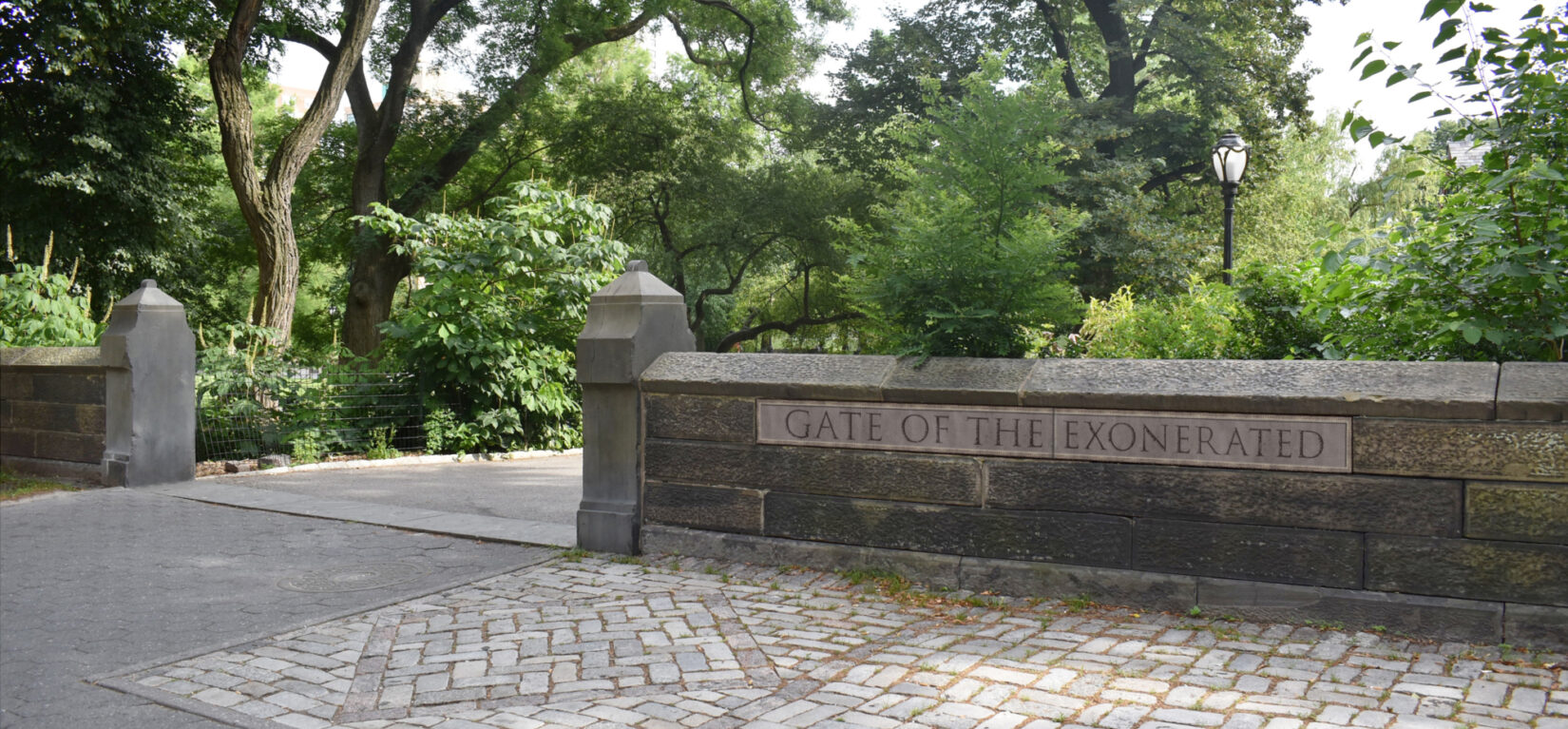 A rendering of the Gate of the Exonerated