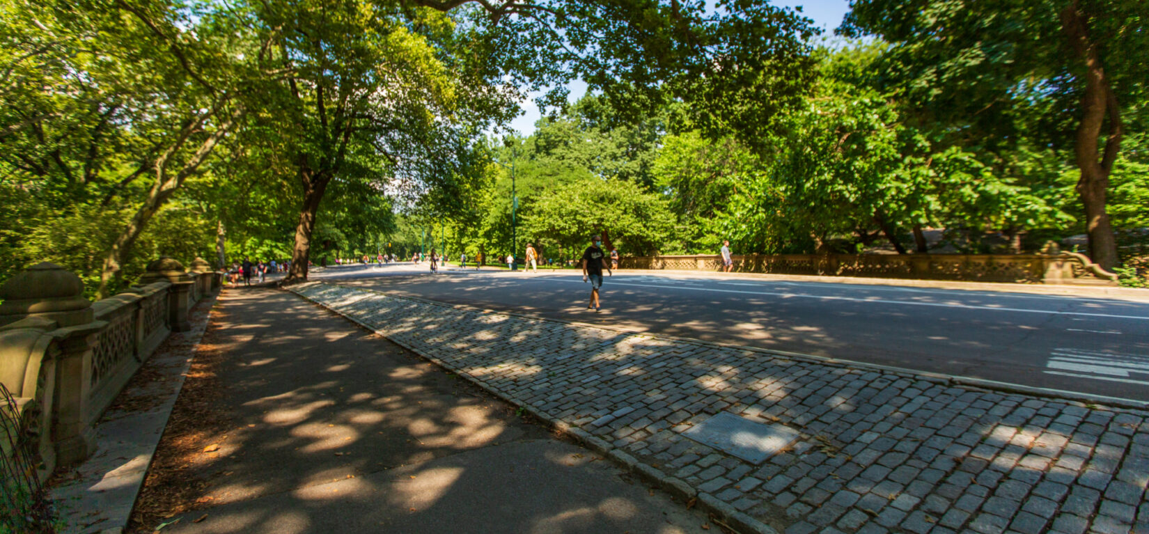 View of Gilder Walk as it tops Greyshot Arch