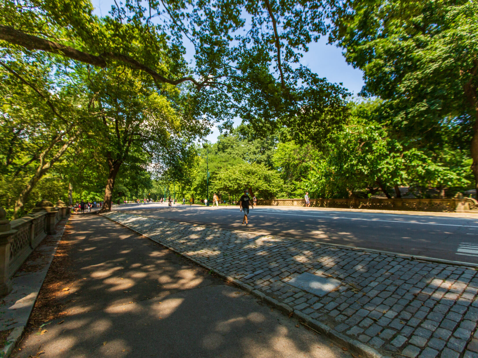 View of Gilder Walk as it tops Greyshot Arch