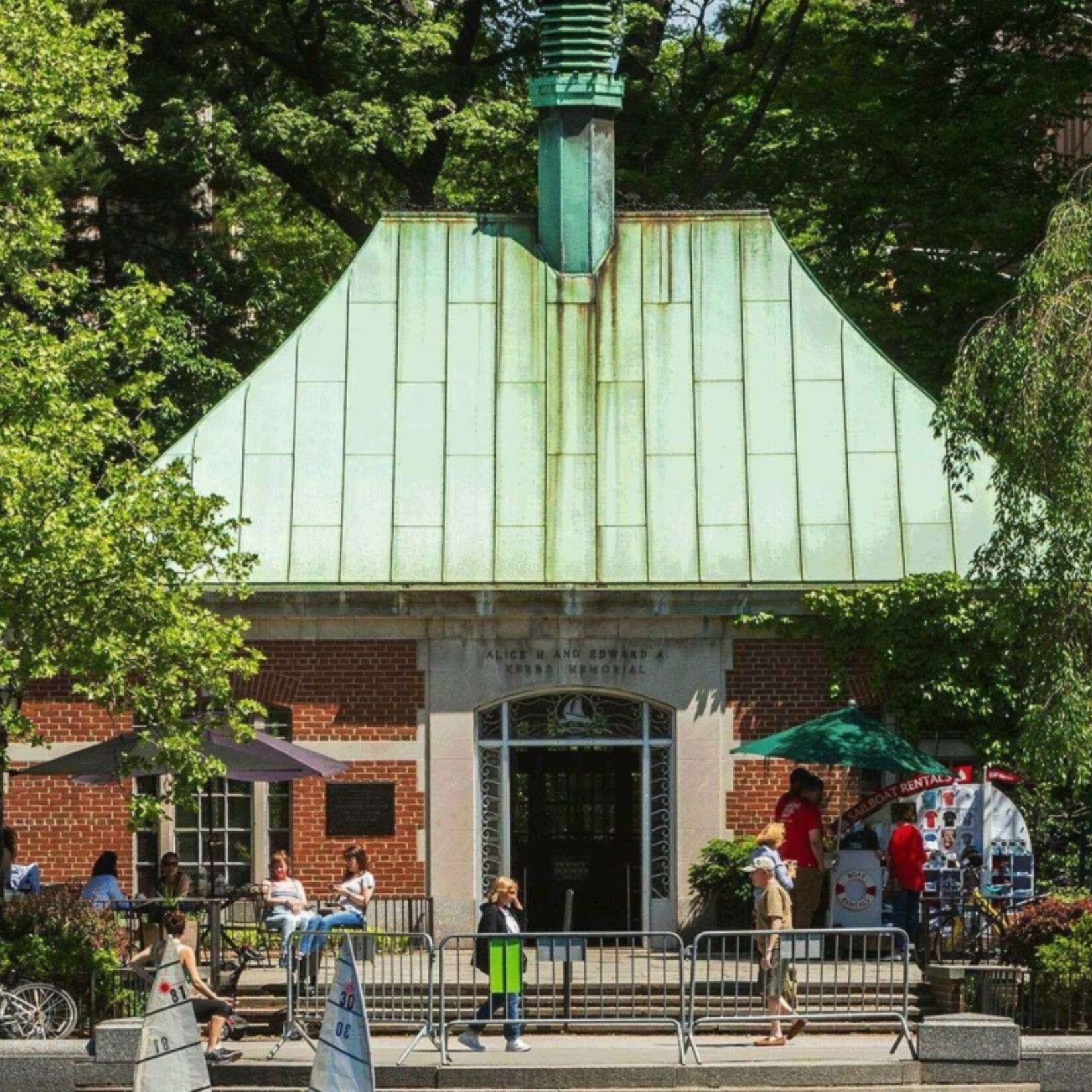 The front exterior of the Boathouse