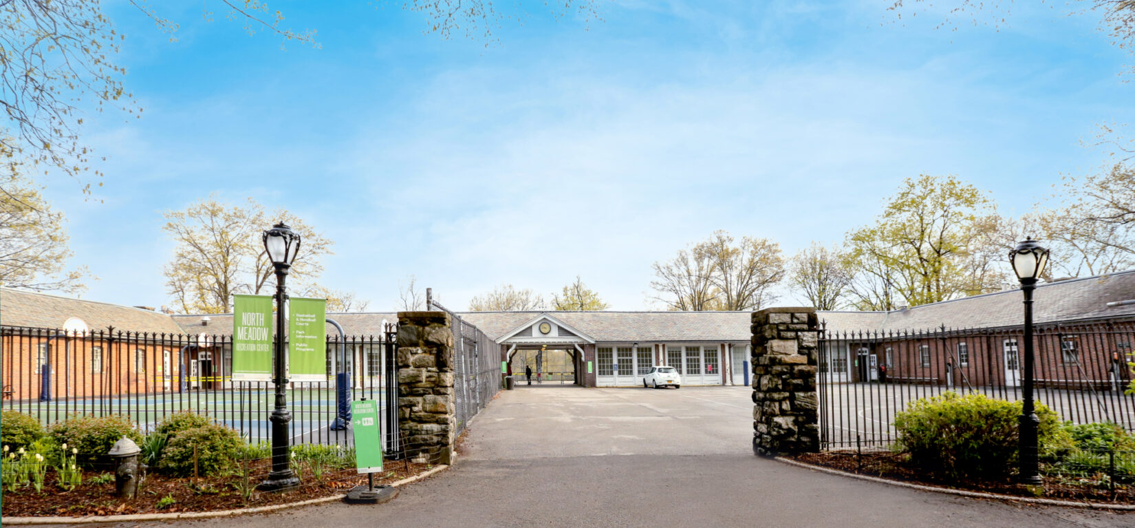 Front entrance of North Meadow Recreation Center