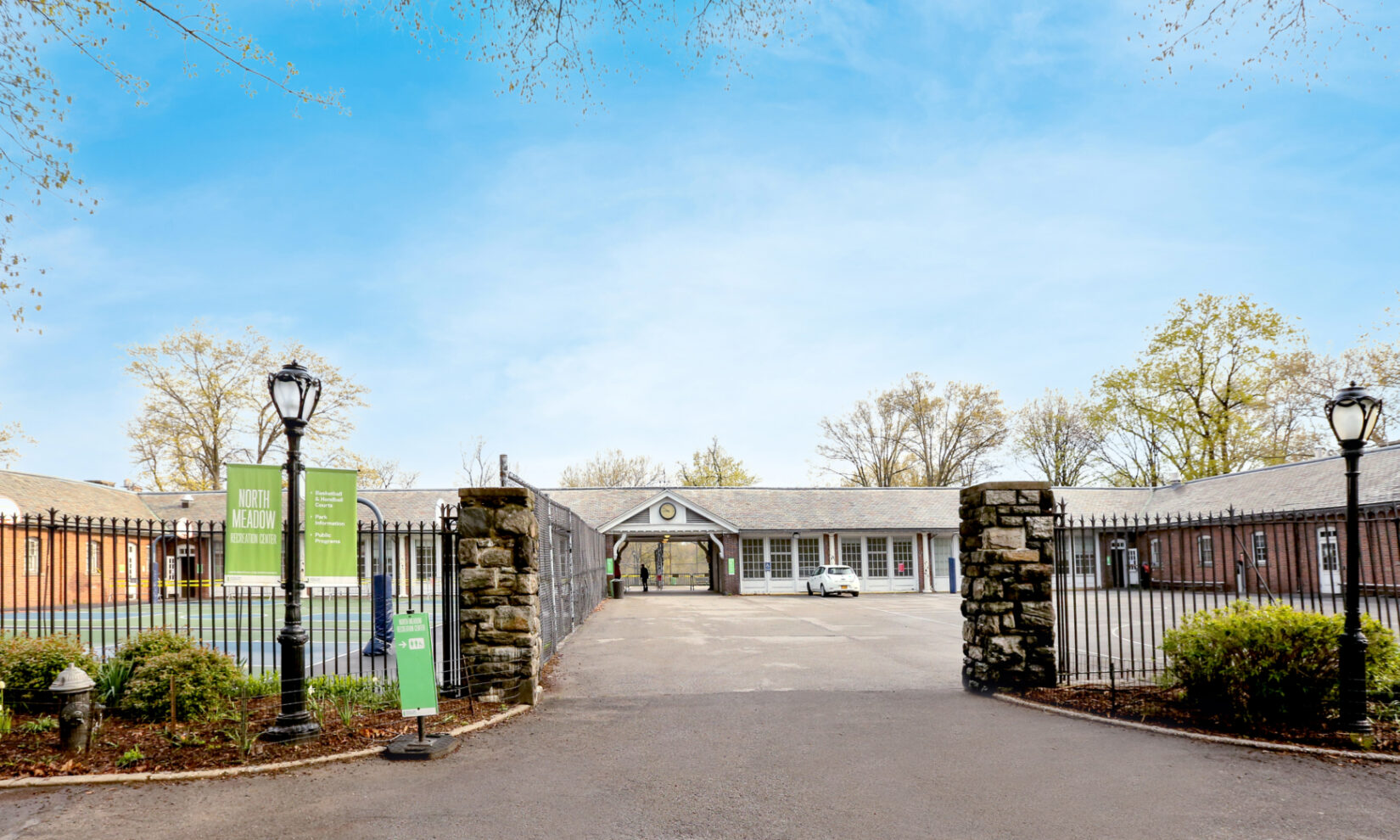 Front entrance of North Meadow Recreation Center