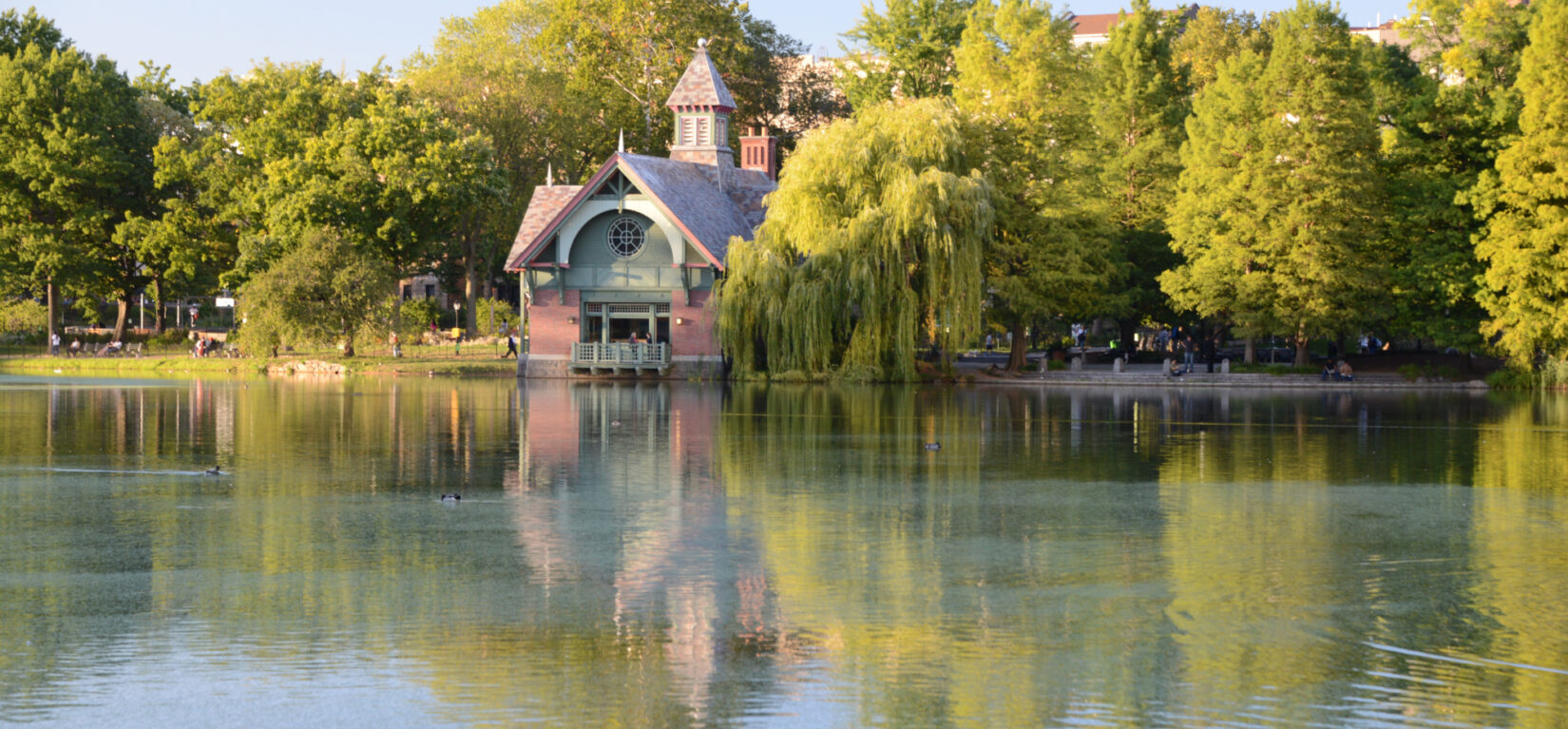 Charles A. Dana Discovery Center at the Harlem Meer, Central Park in NYC