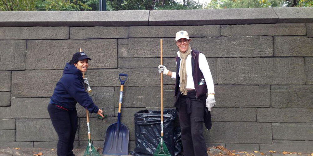 Raking along perimeter RT