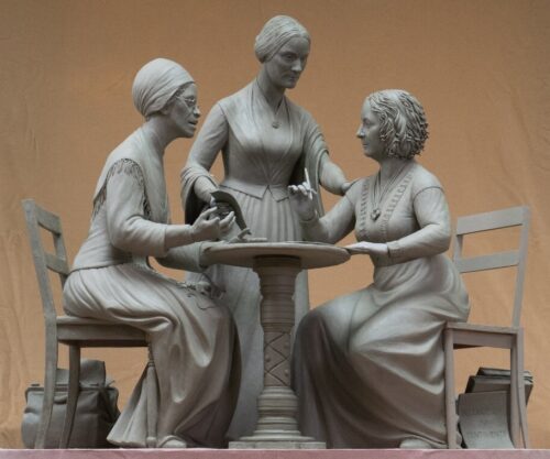 The model for the new monument, as sculpted by Meredith Bergmann