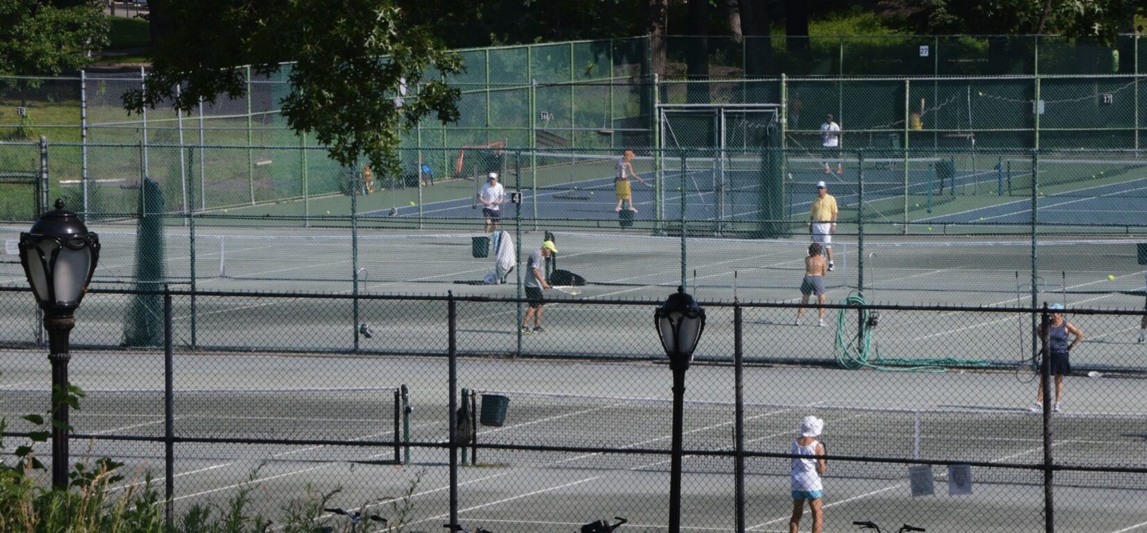 Tennis courts