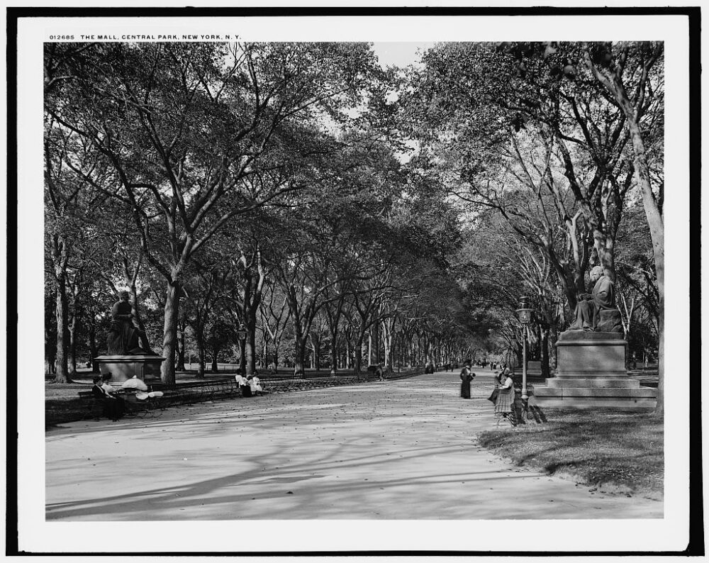 The Mall historic photo Central Park