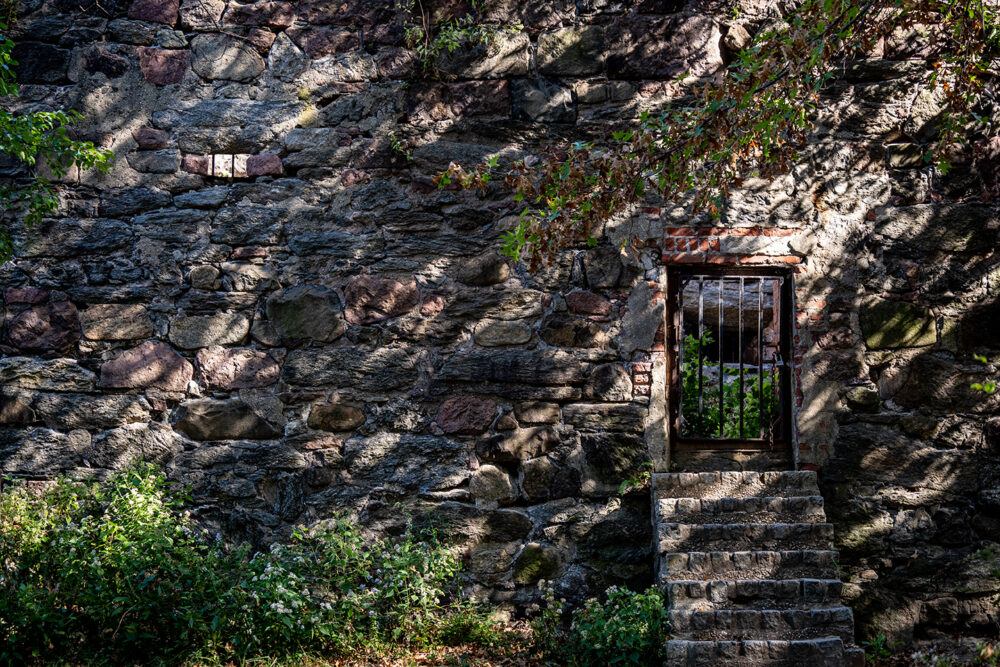 The entrance to the Blockhouse