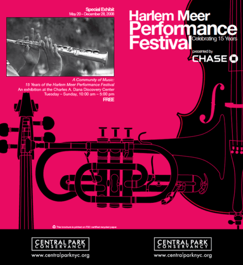 Poster for the Harlem Meer Performance Festival